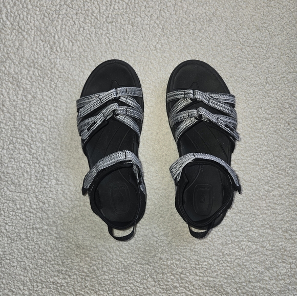 Teva Shoes - Teva Black and Gray Sandals Size 6.5